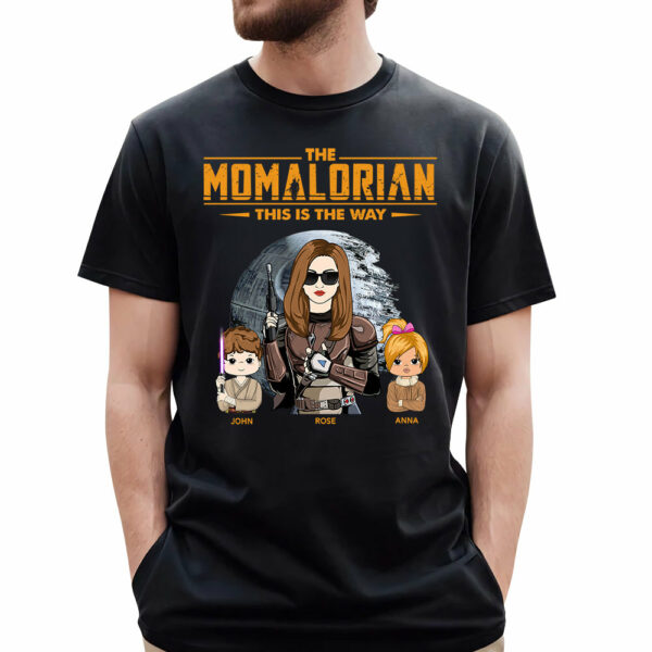 The Momalorian This Is The Way - Custom Shirt For Mom - Image 3