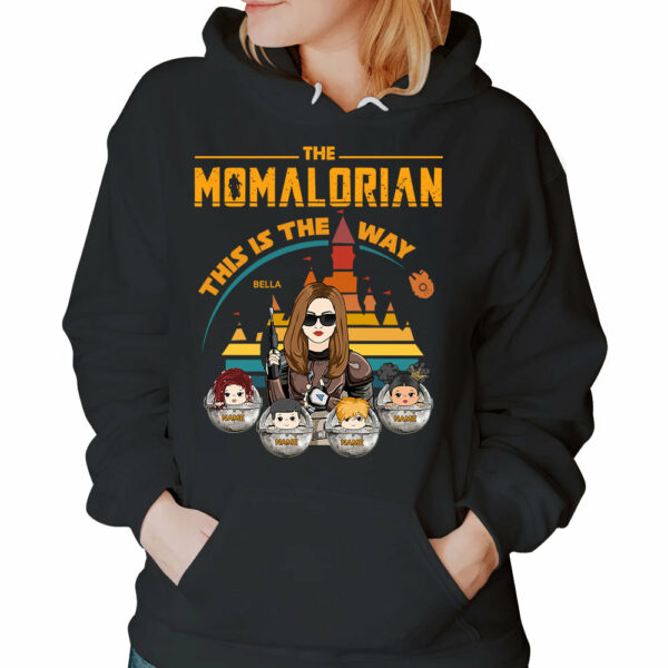 The Momalorian This Is The Way - Personalized Shirt Custom Nickname With Kids Gift For Mom - Image 5