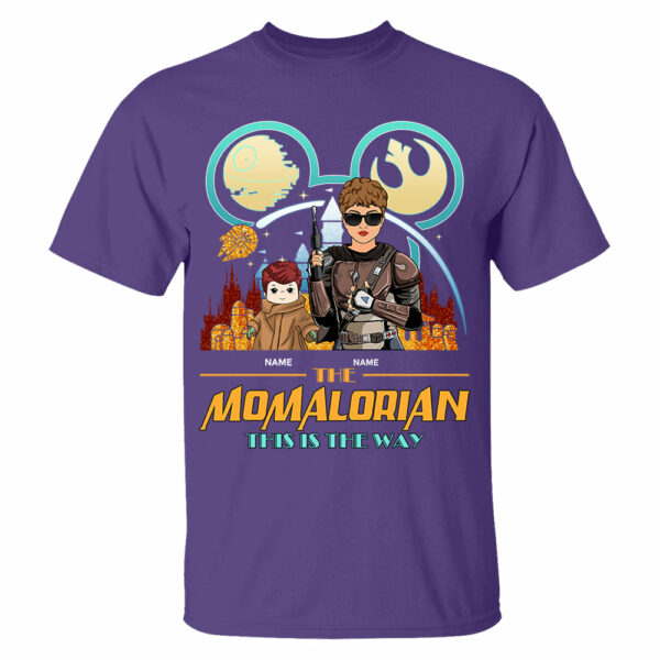 The Momalorian This Is The Way - Personalized Shirt For Mom - Motherâ€™s Day Gift - Image 10