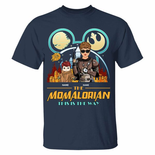 The Momalorian This Is The Way - Personalized Shirt For Mom - Motherâ€™s Day Gift - Image 9