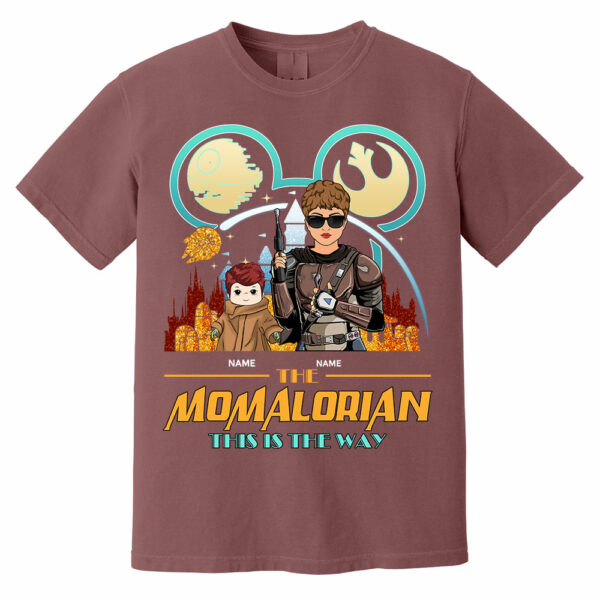 The Momalorian This Is The Way - Personalized Shirt For Mom - Motherâ€™s Day Gift - Image 2