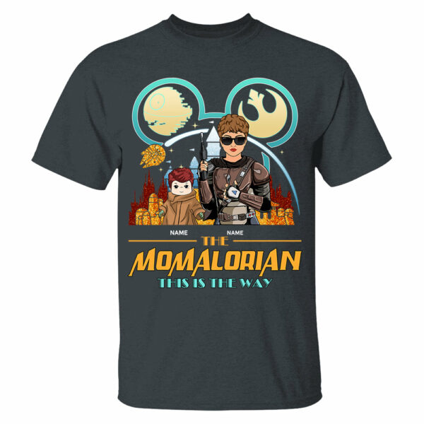 The Momalorian This Is The Way - Personalized Shirt For Mom - Motherâ€™s Day Gift - Image 8
