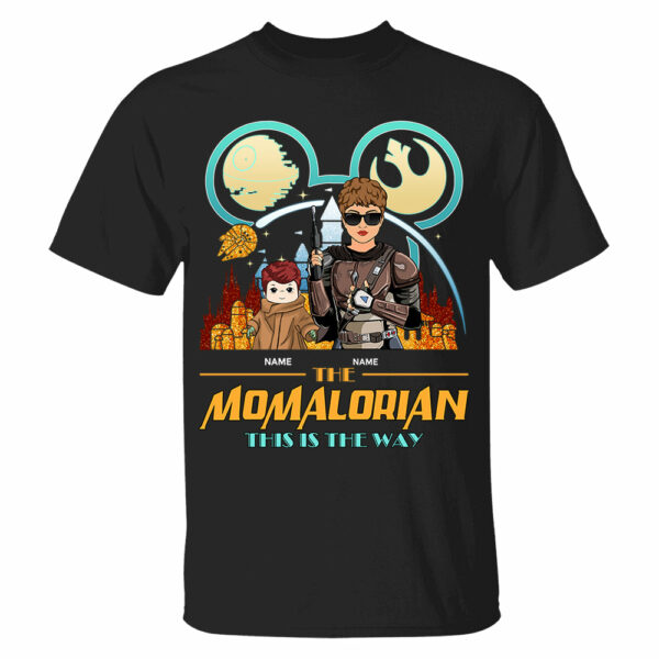 The Momalorian This Is The Way - Personalized Shirt For Mom - Motherâ€™s Day Gift - Image 7
