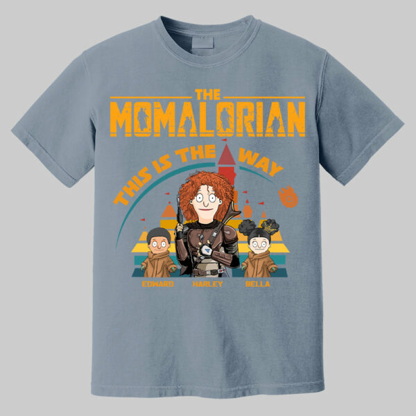 The Momalorian This Is The Way - Personalized Shirt For Mom - Image 12