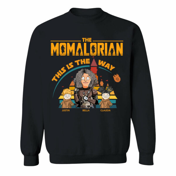 The Momalorian This Is The Way - Personalized Shirt For Mom Dad - Image 6