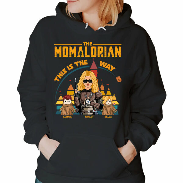 The Momalorian This Is The Way - Personalized Shirt For Mom Dad - Image 8