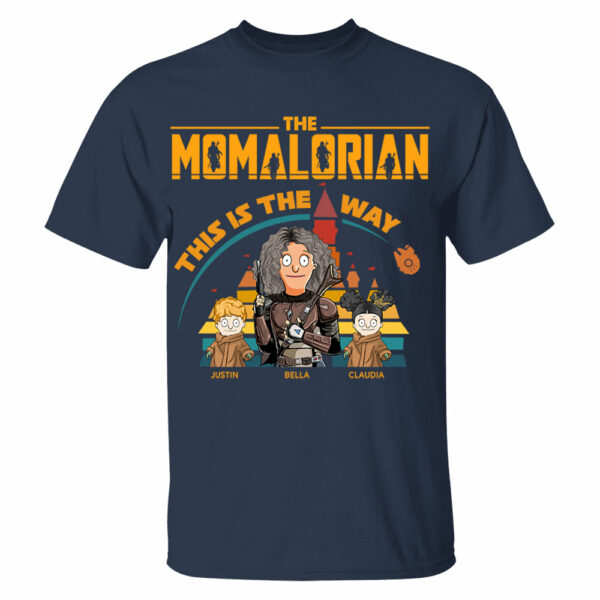 The Momalorian This Is The Way - Personalized Shirt For Mom Dad - Image 3