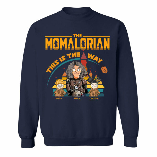 The Momalorian This Is The Way - Personalized Shirt For Mom Dad - Image 7