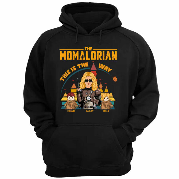 The Momalorian This Is The Way - Personalized Shirt For Mom Dad - Image 7