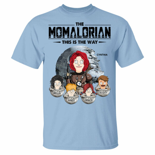 The Momalorian This Is The Way - Personalized Shirt For Mom - Image 5