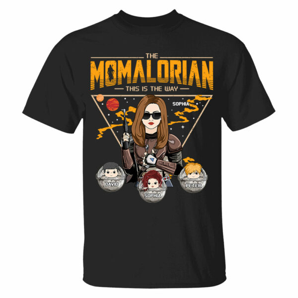 The Momalorian This Is The Way - Personalized Shirt Gift For Mom DO98 - Image 2