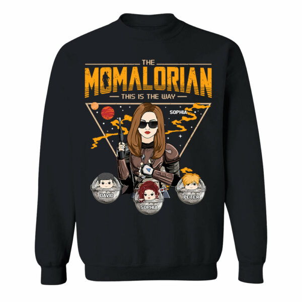 The Momalorian This Is The Way - Personalized Shirt Gift For Mom DO98 - Image 6