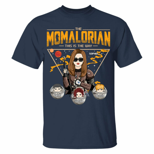 The Momalorian This Is The Way - Personalized Shirt Gift For Mom DO98 - Image 4