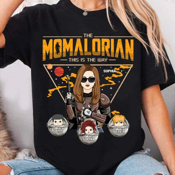 The Momalorian This Is The Way - Personalized Shirt Gift For Mom DO98