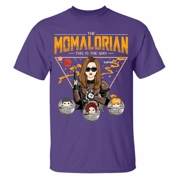 The Momalorian This Is The Way - Personalized Shirt Gift For Mom DO98 - Image 5
