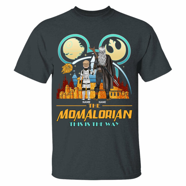 The Momalorian This Is The Way Back View - Personalized Shirt For Mom - Image 4