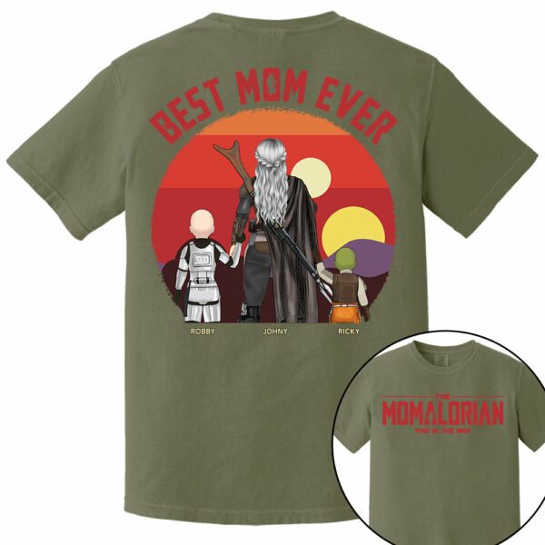 The Momalorian This Is The Way, Best Mom Ever - Personalized Shirt Gift For Mom HIXX - Image 6
