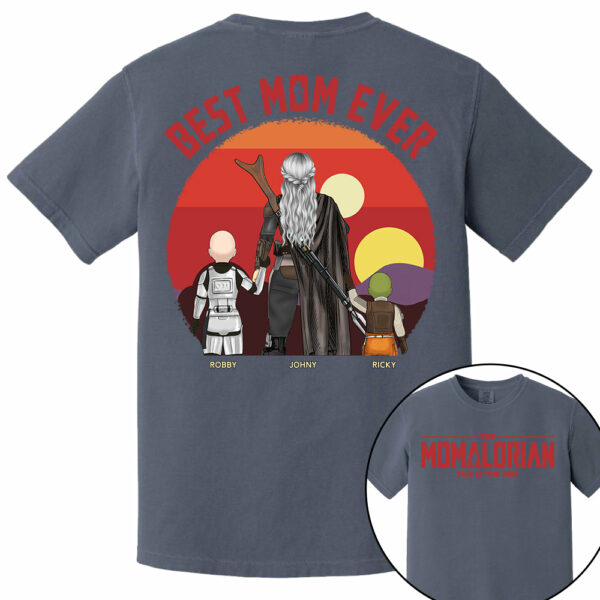 The Momalorian This Is The Way, Best Mom Ever - Personalized Shirt Gift For Mom HIXX - Image 3