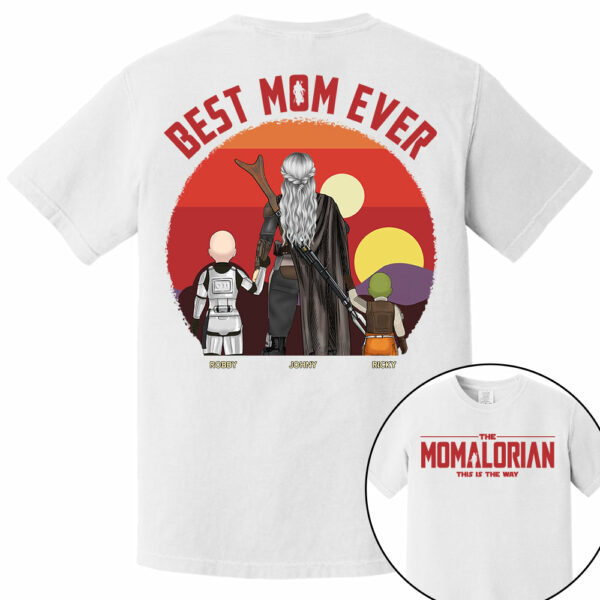 The Momalorian This Is The Way, Best Mom Ever - Personalized Shirt Gift For Mom HIXX - Image 11