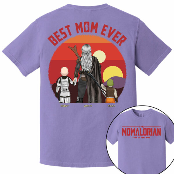 The Momalorian This Is The Way, Best Mom Ever - Personalized Shirt Gift For Mom HIXX - Image 9