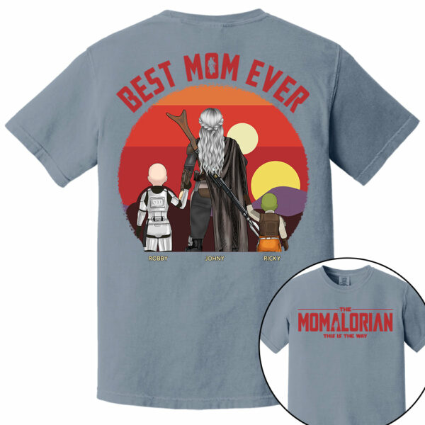 The Momalorian This Is The Way, Best Mom Ever - Personalized Shirt Gift For Mom HIXX - Image 4