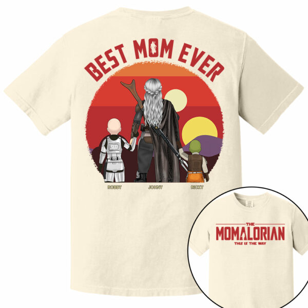 The Momalorian This Is The Way, Best Mom Ever - Personalized Shirt Gift For Mom HIXX - Image 10