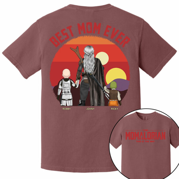 The Momalorian This Is The Way, Best Mom Ever - Personalized Shirt Gift For Mom HIXX - Image 8
