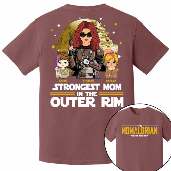 The Momalorian This Is The Way, Best Mom In The Galaxy - Personalized Shirt Gift For Mom Tu24 - Image 17