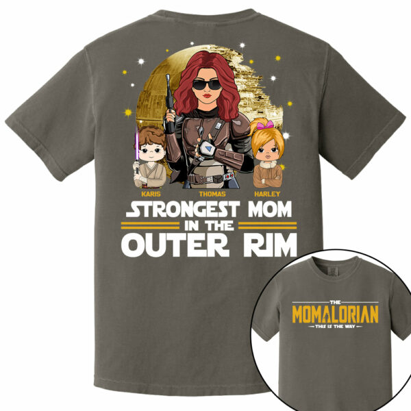 The Momalorian This Is The Way, Best Mom In The Galaxy - Personalized Shirt Gift For Mom Tu24 - Image 10