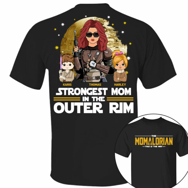 The Momalorian This Is The Way, Best Mom In The Galaxy - Personalized Shirt Gift For Mom Tu24 - Image 6