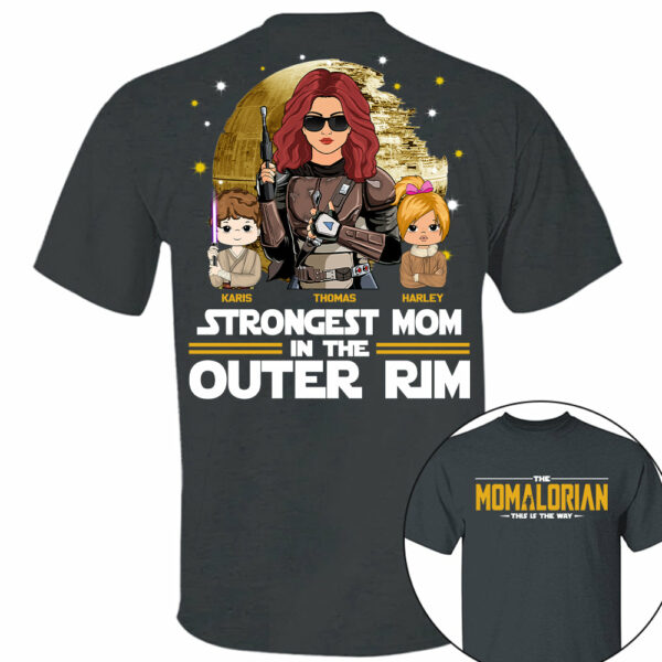 The Momalorian This Is The Way, Best Mom In The Galaxy - Personalized Shirt Gift For Mom Tu24 - Image 7