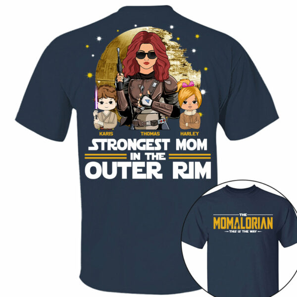 The Momalorian This Is The Way, Best Mom In The Galaxy - Personalized Shirt Gift For Mom Tu24 - Image 8