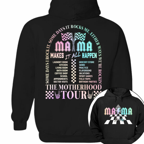 The Motherhood Tour Shirt, Some Days I Rock It, Lighting Bold Mama Funny Tour Shirt For Mother's Day - Image 9