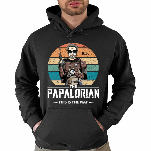 The Papalorian This Is The Way Custom Shirt Gift For Grandfather Grandpa - Image 4