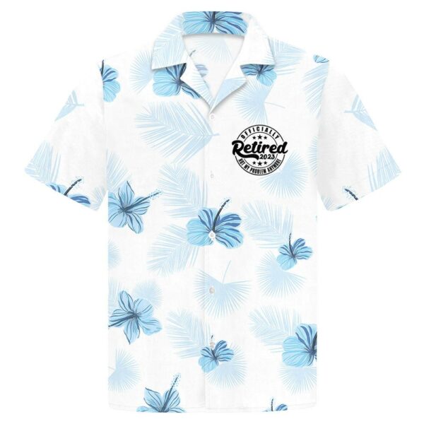 The Queen Has Retired - Personalized Hibiscus Hawaiian Shirt Retirement Gift For Grandma Ph99 - Image 3