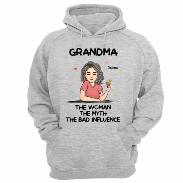The Woman The Myth - Personalized Custom T-shirt - Mother's Day Gift For Grandma, Family Members - Image 11