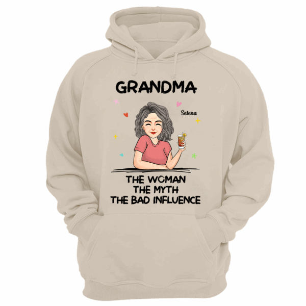 The Woman The Myth - Personalized Custom T-shirt - Mother's Day Gift For Grandma, Family Members - Image 13