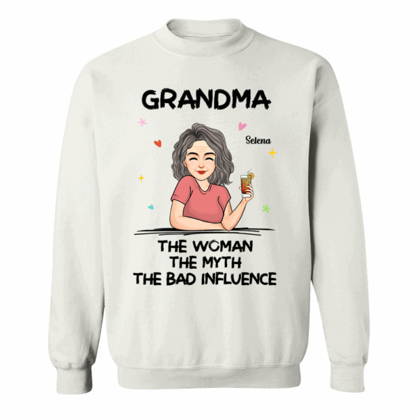 The Woman The Myth - Personalized Custom T-shirt - Mother's Day Gift For Grandma, Family Members - Image 6