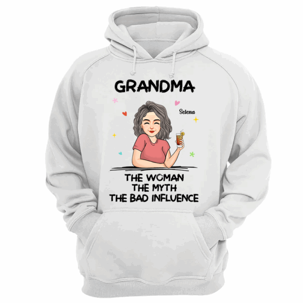 The Woman The Myth - Personalized Custom T-shirt - Mother's Day Gift For Grandma, Family Members - Image 10