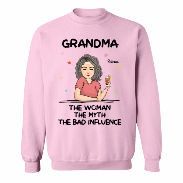 The Woman The Myth - Personalized Custom T-shirt - Mother's Day Gift For Grandma, Family Members - Image 8