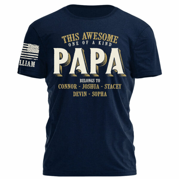 This Awesome One Of A Kind Grandpa Personalized Shirt For Grandpa Custom Nickname Kids Name Father Day Gift H2511 - Image 10