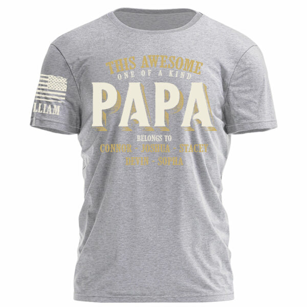 This Awesome One Of A Kind Grandpa Personalized Shirt For Grandpa Custom Nickname Kids Name Father Day Gift H2511 - Image 6