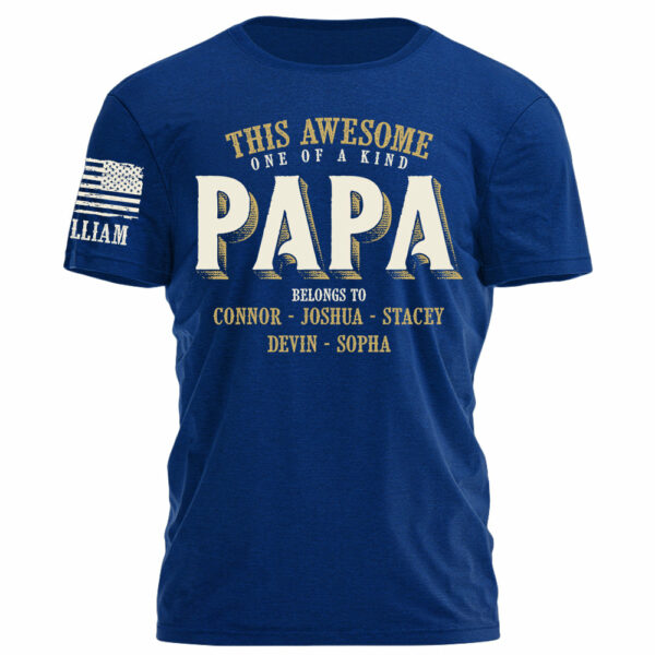 This Awesome One Of A Kind Grandpa Personalized Shirt For Grandpa Custom Nickname Kids Name Father Day Gift H2511 - Image 9