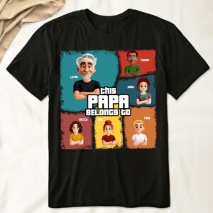This Grandpa Belongs To - Personalized Shirt For Grandpa