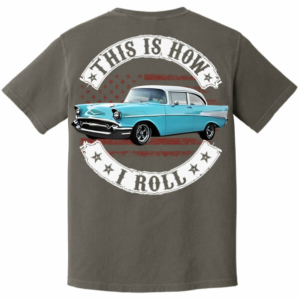 This Is How I Roll - Custom Photo Classic Car Shirt - Personalized Upload Vehicle Photo - Image 13