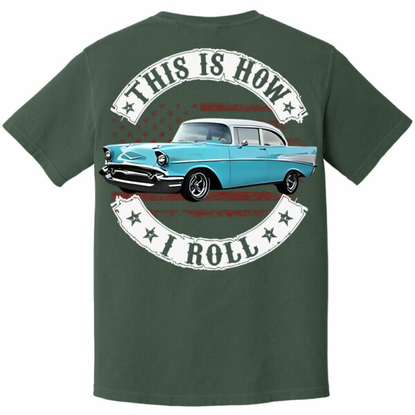 This Is How I Roll - Custom Photo Classic Car Shirt - Personalized Upload Vehicle Photo - Image 12