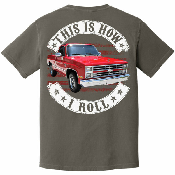 This Is How I Roll - Custom Photo Classic Pickup Truck Shirt - Personalized Upload Vehicle Photo - Image 13