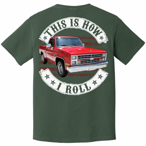 This Is How I Roll - Custom Photo Classic Pickup Truck Shirt - Personalized Upload Vehicle Photo - Image 12