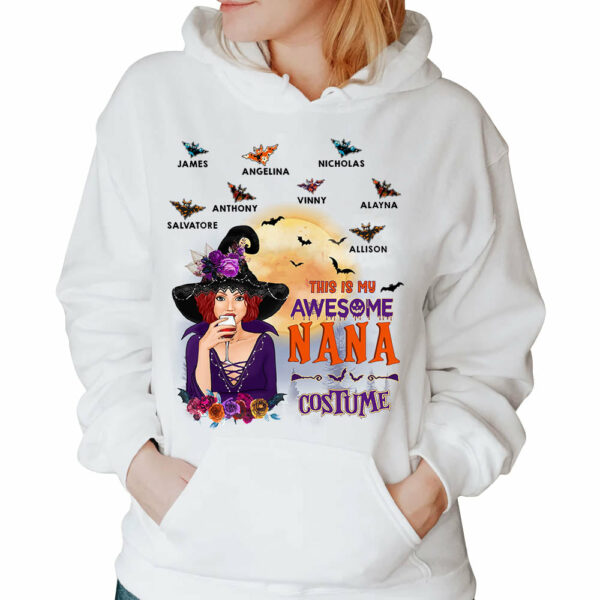 This Is My Awesome Grandma Costume Halloween Witch Personalized Shirt - Image 3