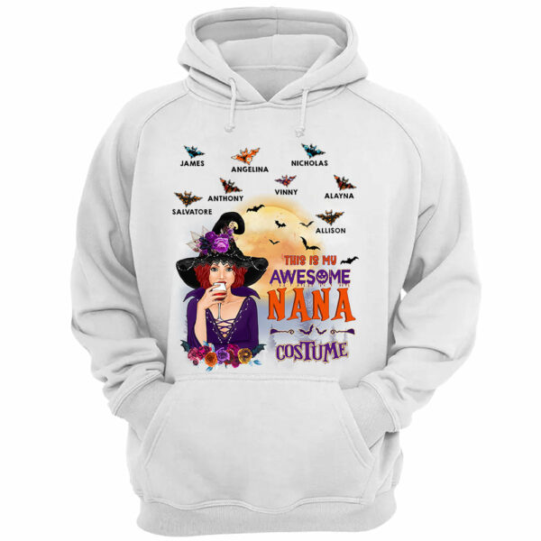 This Is My Awesome Grandma Costume Halloween Witch Personalized Shirt - Image 4